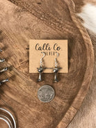 The Mariano Squash Blossom Necklace Set-Necklaces-Calli Co., Turquoise and Silver Jewelry, Native American Handmade, Zuni Tribe, Navajo Tribe, Brock Texas