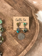 The Wallen Turquoise Statement Necklace Set-Necklaces-Calli Co., Turquoise and Silver Jewelry, Native American Handmade, Zuni Tribe, Navajo Tribe, Brock Texas