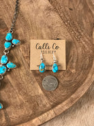 The Waco Turquoise Statement Necklace Set-Necklaces-Calli Co., Turquoise and Silver Jewelry, Native American Handmade, Zuni Tribe, Navajo Tribe, Brock Texas