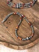 The Milly Necklace in Purple Spiny Oyster-Necklaces-Calli Co., Turquoise and Silver Jewelry, Native American Handmade, Zuni Tribe, Navajo Tribe, Brock Texas