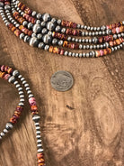 The Milly Necklace in Purple Spiny Oyster-Necklaces-Calli Co., Turquoise and Silver Jewelry, Native American Handmade, Zuni Tribe, Navajo Tribe, Brock Texas