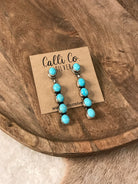 The Mykonos Earrings, 3-Earrings-Calli Co., Turquoise and Silver Jewelry, Native American Handmade, Zuni Tribe, Navajo Tribe, Brock Texas