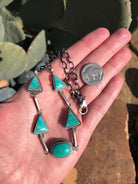 The Lulu Choker, 8-Necklaces-Calli Co., Turquoise and Silver Jewelry, Native American Handmade, Zuni Tribe, Navajo Tribe, Brock Texas