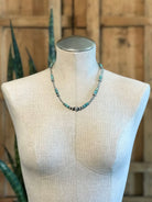 The Milly Necklace in Turquoise-Necklaces-Calli Co., Turquoise and Silver Jewelry, Native American Handmade, Zuni Tribe, Navajo Tribe, Brock Texas