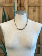 The Milly Necklace in Purple Spiny Oyster-Necklaces-Calli Co., Turquoise and Silver Jewelry, Native American Handmade, Zuni Tribe, Navajo Tribe, Brock Texas