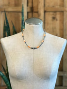 The Milly Necklace in Orange Spiny Oyster-Necklaces-Calli Co., Turquoise and Silver Jewelry, Native American Handmade, Zuni Tribe, Navajo Tribe, Brock Texas