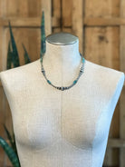 The Maven Necklace in Turquoise-Necklaces-Calli Co., Turquoise and Silver Jewelry, Native American Handmade, Zuni Tribe, Navajo Tribe, Brock Texas