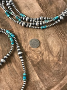 The Maven Necklace in Turquoise-Necklaces-Calli Co., Turquoise and Silver Jewelry, Native American Handmade, Zuni Tribe, Navajo Tribe, Brock Texas