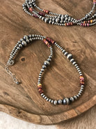 The Maven Necklace in Purple Spiny Oyster-Necklaces-Calli Co., Turquoise and Silver Jewelry, Native American Handmade, Zuni Tribe, Navajo Tribe, Brock Texas