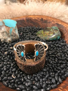 The Westwego Turquoise Cuff, 1-Bracelets & Cuffs-Calli Co., Turquoise and Silver Jewelry, Native American Handmade, Zuni Tribe, Navajo Tribe, Brock Texas