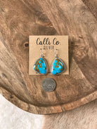 The Arapahoe Dangles, 2-Earrings-Calli Co., Turquoise and Silver Jewelry, Native American Handmade, Zuni Tribe, Navajo Tribe, Brock Texas