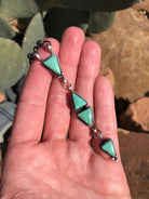 The Arroyo 4 Stone Lariat, 3-Necklaces-Calli Co., Turquoise and Silver Jewelry, Native American Handmade, Zuni Tribe, Navajo Tribe, Brock Texas