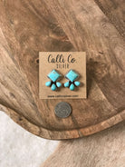 The Piqua Earrings, 6-Earrings-Calli Co., Turquoise and Silver Jewelry, Native American Handmade, Zuni Tribe, Navajo Tribe, Brock Texas