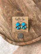The Piqua Earrings, 8-Earrings-Calli Co., Turquoise and Silver Jewelry, Native American Handmade, Zuni Tribe, Navajo Tribe, Brock Texas