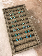 The Serenada Earrings-Earrings-Calli Co., Turquoise and Silver Jewelry, Native American Handmade, Zuni Tribe, Navajo Tribe, Brock Texas