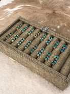 The Serenada Earrings-Earrings-Calli Co., Turquoise and Silver Jewelry, Native American Handmade, Zuni Tribe, Navajo Tribe, Brock Texas