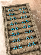 The Serenada Earrings-Earrings-Calli Co., Turquoise and Silver Jewelry, Native American Handmade, Zuni Tribe, Navajo Tribe, Brock Texas