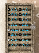 The Serenada Earrings-Earrings-Calli Co., Turquoise and Silver Jewelry, Native American Handmade, Zuni Tribe, Navajo Tribe, Brock Texas