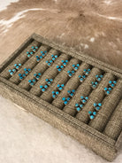 The Serenada Earrings-Earrings-Calli Co., Turquoise and Silver Jewelry, Native American Handmade, Zuni Tribe, Navajo Tribe, Brock Texas