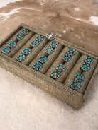 The War Wagon Earrings-Earrings-Calli Co., Turquoise and Silver Jewelry, Native American Handmade, Zuni Tribe, Navajo Tribe, Brock Texas