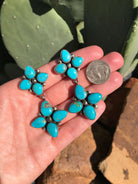 The Neicko Earrings-Earrings-Calli Co., Turquoise and Silver Jewelry, Native American Handmade, Zuni Tribe, Navajo Tribe, Brock Texas