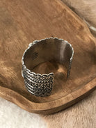 The Cave Creek Buffalo Nickel and Turquoise Cuff-Bracelets & Cuffs-Calli Co., Turquoise and Silver Jewelry, Native American Handmade, Zuni Tribe, Navajo Tribe, Brock Texas