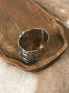 The Smith Rock Buffalo Nickel and Turquoise Cuff-Bracelets & Cuffs-Calli Co., Turquoise and Silver Jewelry, Native American Handmade, Zuni Tribe, Navajo Tribe, Brock Texas