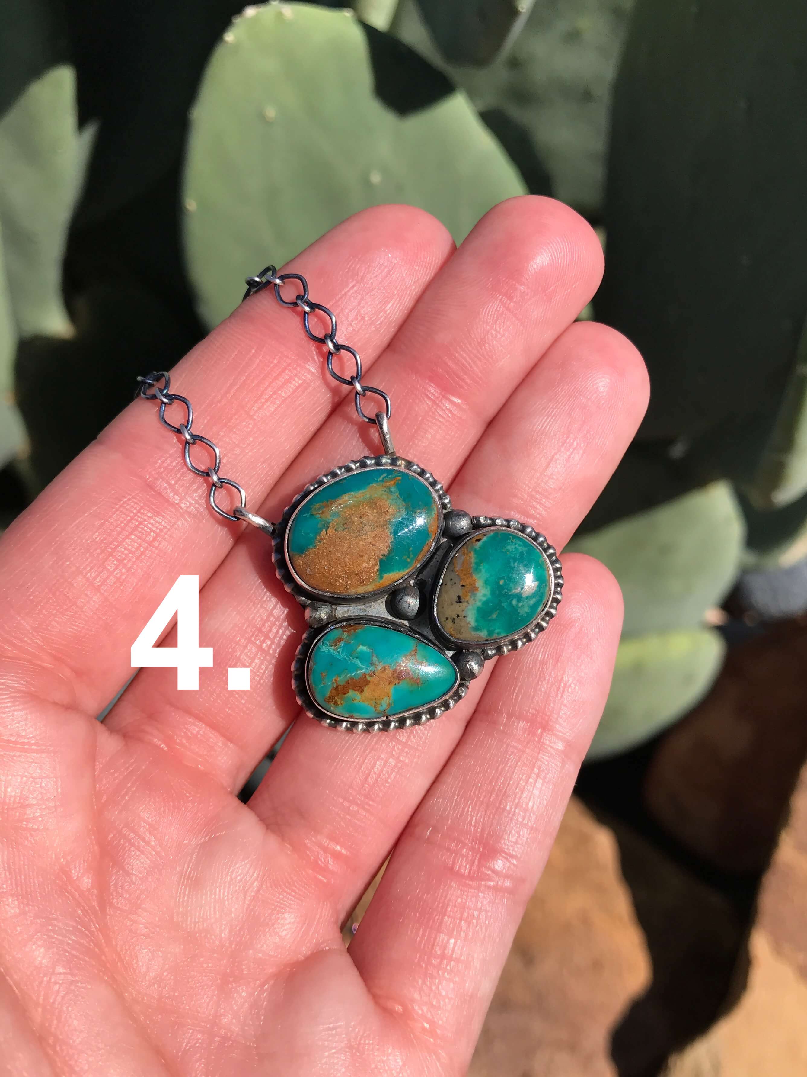 Rare Earlier Vintage Native American Jewelry Navajo Royston Turquoise Sterling Silver Necklace Old