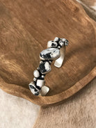 The White River Cuff xx-Bracelets & Cuffs-Calli Co., Turquoise and Silver Jewelry, Native American Handmade, Zuni Tribe, Navajo Tribe, Brock Texas