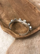 The White River Cuff xx-Bracelets & Cuffs-Calli Co., Turquoise and Silver Jewelry, Native American Handmade, Zuni Tribe, Navajo Tribe, Brock Texas