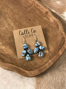 The Wallowa Dangles, 2-Earrings-Calli Co., Turquoise and Silver Jewelry, Native American Handmade, Zuni Tribe, Navajo Tribe, Brock Texas