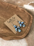 The Wallowa Dangles, 2-Earrings-Calli Co., Turquoise and Silver Jewelry, Native American Handmade, Zuni Tribe, Navajo Tribe, Brock Texas