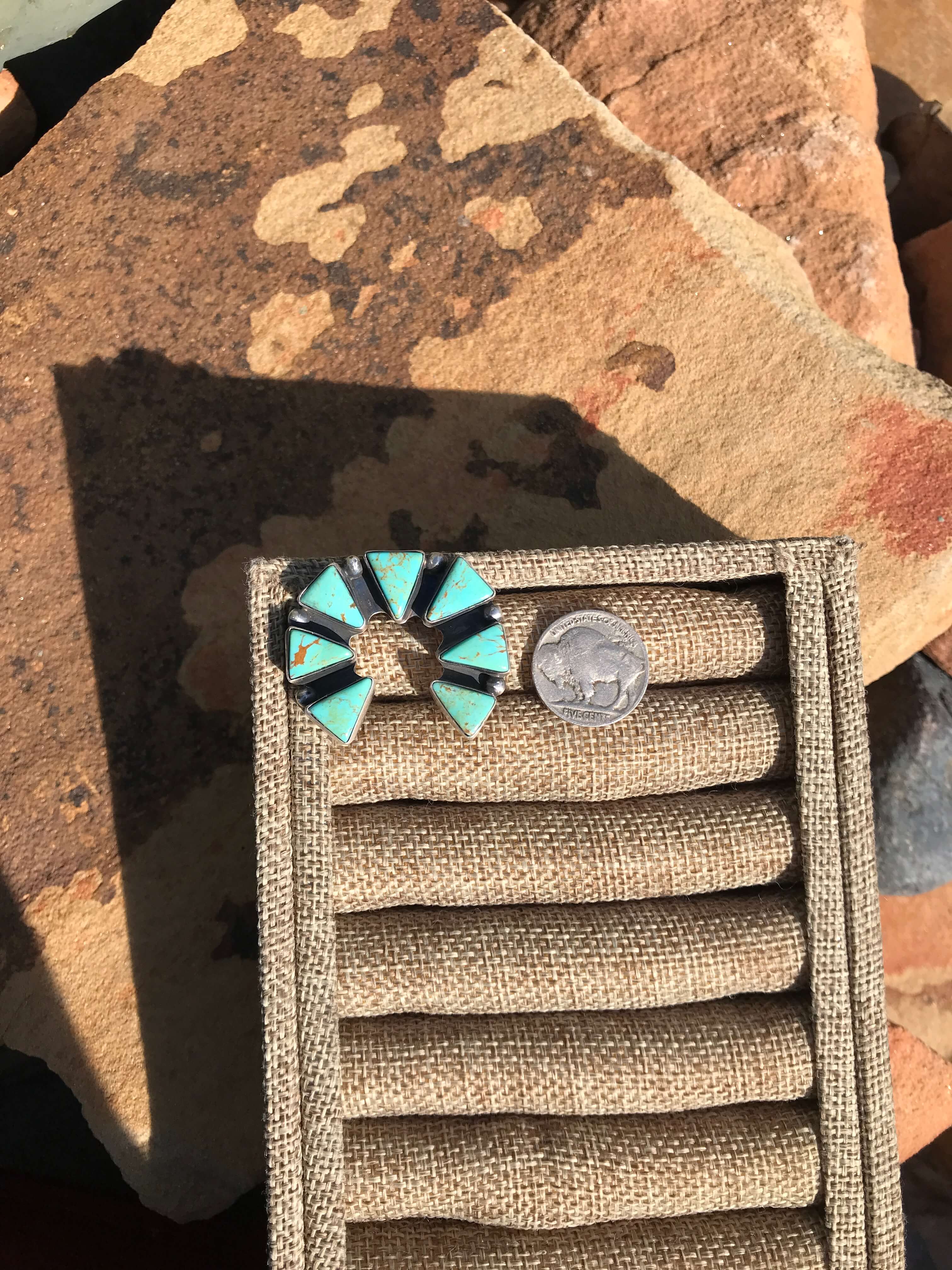 The Naja Adjustable Ring, 2-Rings-Calli Co., Turquoise and Silver Jewelry, Native American Handmade, Zuni Tribe, Navajo Tribe, Brock Texas