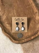 The Coolidge Dangles, 1-Earrings-Calli Co., Turquoise and Silver Jewelry, Native American Handmade, Zuni Tribe, Navajo Tribe, Brock Texas