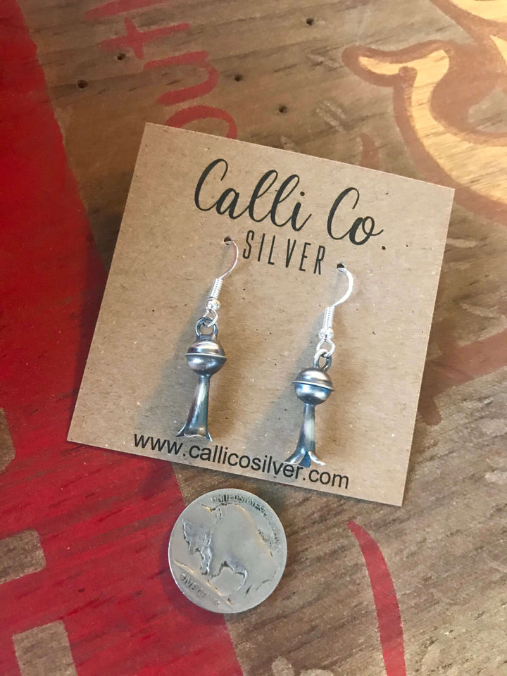 The Bloom Blossom Earrings-Earrings-Calli Co., Turquoise and Silver Jewelry, Native American Handmade, Zuni Tribe, Navajo Tribe, Brock Texas