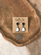 The Coolidge Dangles, 5-Earrings-Calli Co., Turquoise and Silver Jewelry, Native American Handmade, Zuni Tribe, Navajo Tribe, Brock Texas