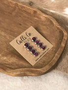 The Basiao Earrings, 5-Earrings-Calli Co., Turquoise and Silver Jewelry, Native American Handmade, Zuni Tribe, Navajo Tribe, Brock Texas