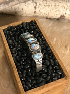 The Scotia Cuff, 1-Bracelets & Cuffs-Calli Co., Turquoise and Silver Jewelry, Native American Handmade, Zuni Tribe, Navajo Tribe, Brock Texas