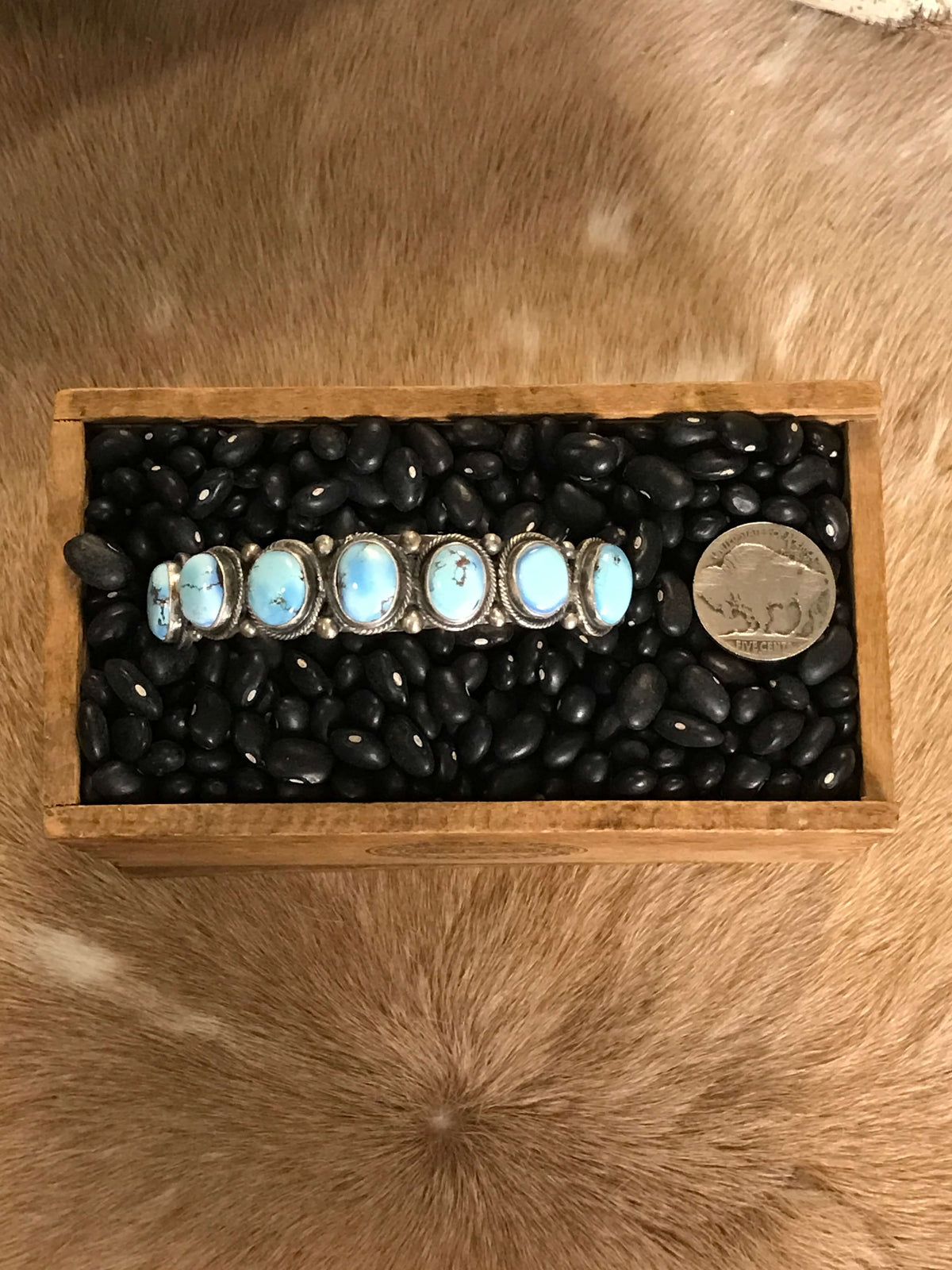 The Scotia Cuff, 2-Bracelets & Cuffs-Calli Co., Turquoise and Silver Jewelry, Native American Handmade, Zuni Tribe, Navajo Tribe, Brock Texas