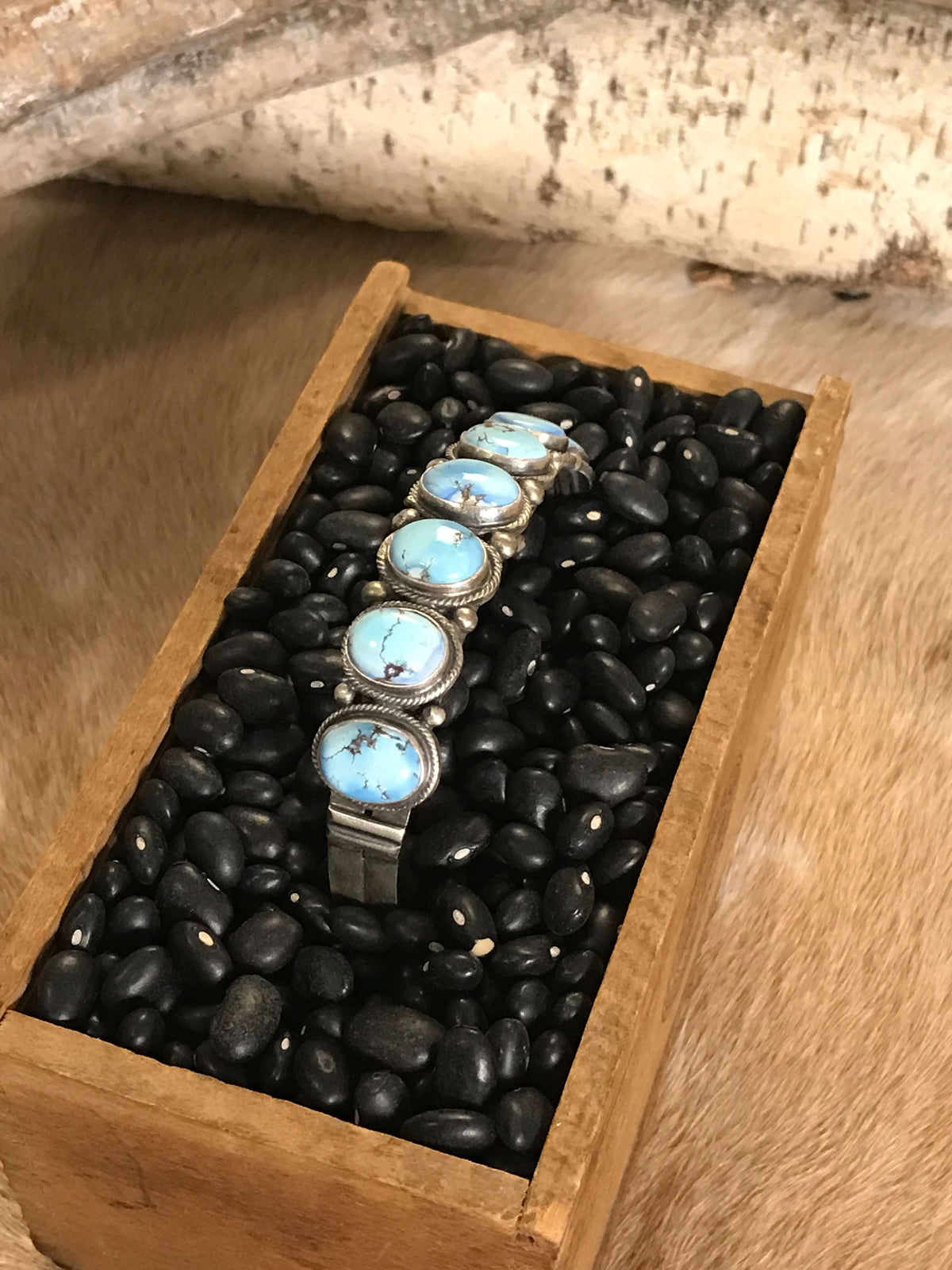 The Scotia Cuff, 2-Bracelets & Cuffs-Calli Co., Turquoise and Silver Jewelry, Native American Handmade, Zuni Tribe, Navajo Tribe, Brock Texas