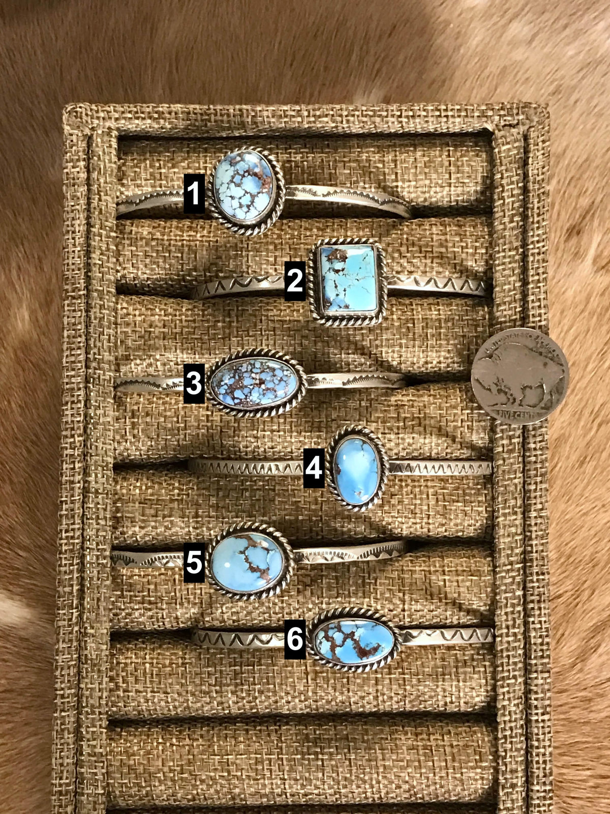 The Washita Cuffs-Bracelets & Cuffs-Calli Co., Turquoise and Silver Jewelry, Native American Handmade, Zuni Tribe, Navajo Tribe, Brock Texas
