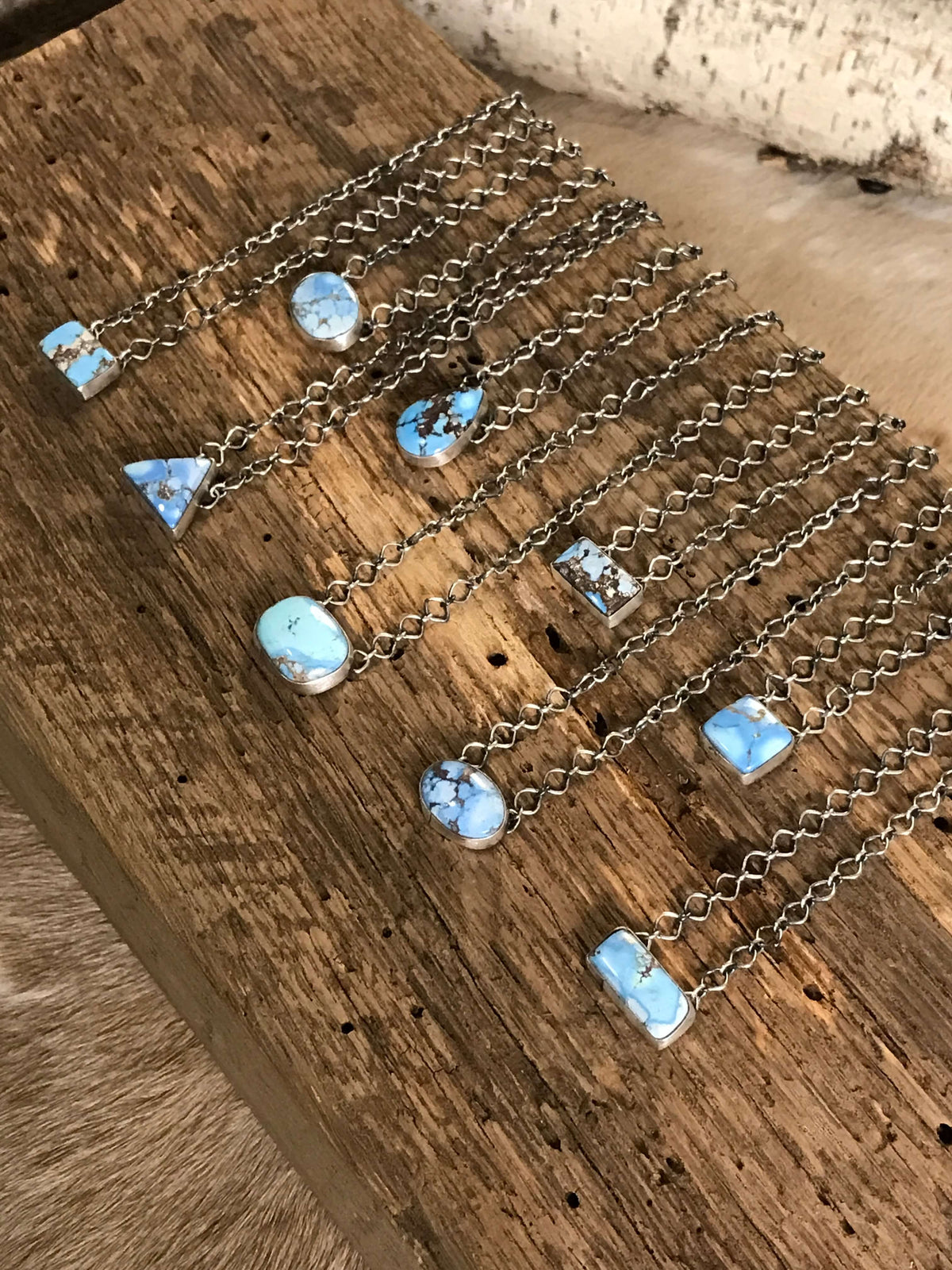 The Artekco Golden Hills Necklaces-Necklaces-Calli Co., Turquoise and Silver Jewelry, Native American Handmade, Zuni Tribe, Navajo Tribe, Brock Texas