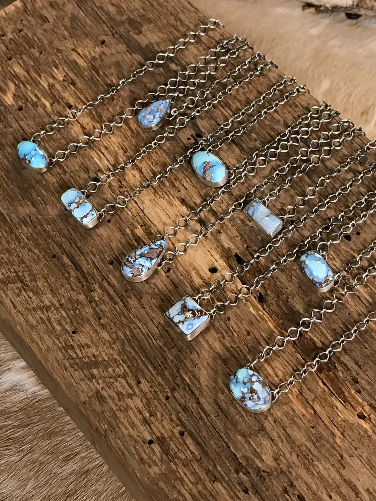The Artekco Golden Hills Necklaces-Necklaces-Calli Co., Turquoise and Silver Jewelry, Native American Handmade, Zuni Tribe, Navajo Tribe, Brock Texas