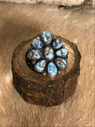 The San Ardo Adjustable Ring, 1-Rings-Calli Co., Turquoise and Silver Jewelry, Native American Handmade, Zuni Tribe, Navajo Tribe, Brock Texas