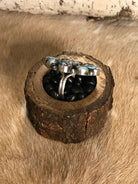 The San Ardo Adjustable Ring, 1-Rings-Calli Co., Turquoise and Silver Jewelry, Native American Handmade, Zuni Tribe, Navajo Tribe, Brock Texas