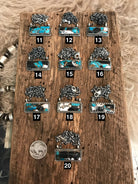 The Big Chief Necklaces in Kingman x White Buffalo-Necklaces-Calli Co., Turquoise and Silver Jewelry, Native American Handmade, Zuni Tribe, Navajo Tribe, Brock Texas