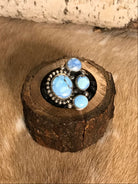 The Shonto Adjustable Ring-Rings-Calli Co., Turquoise and Silver Jewelry, Native American Handmade, Zuni Tribe, Navajo Tribe, Brock Texas
