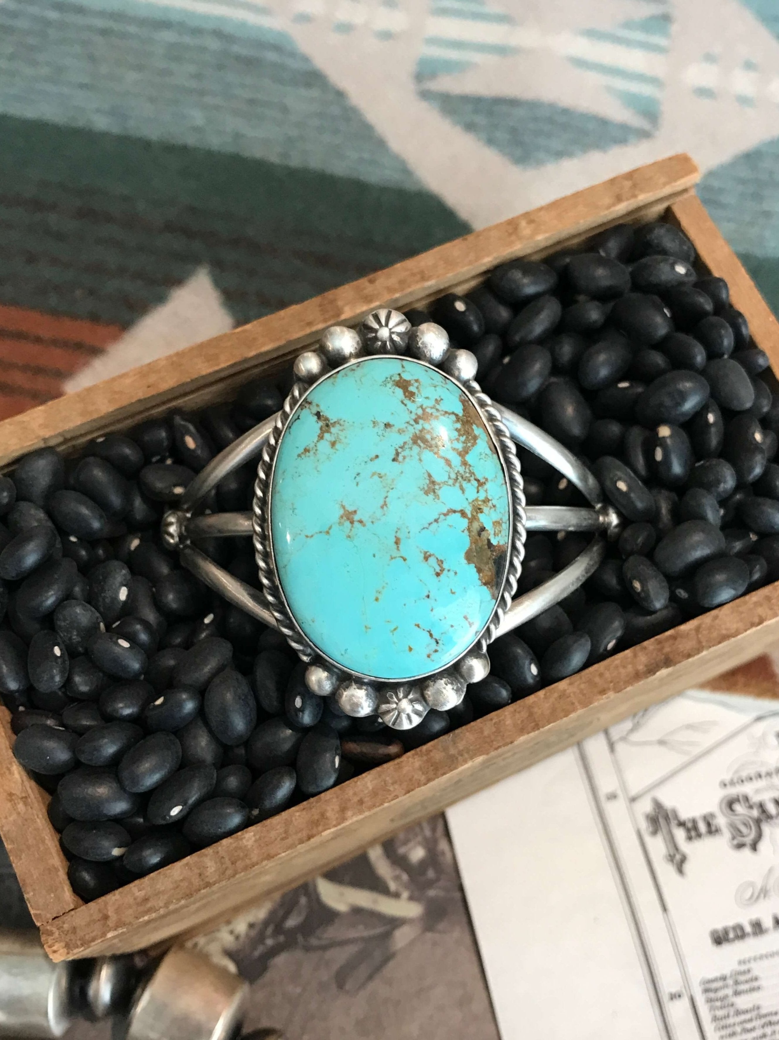 The Odyssey Cuff, 4-Bracelets & Cuffs-Calli Co., Turquoise and Silver Jewelry, Native American Handmade, Zuni Tribe, Navajo Tribe, Brock Texas