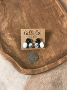 The Tempe Cluster Earrings in White Buffalo, 1-Earrings-Calli Co., Turquoise and Silver Jewelry, Native American Handmade, Zuni Tribe, Navajo Tribe, Brock Texas