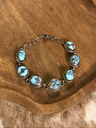 The Norland Link Bracelet, 3-Bracelets & Cuffs-Calli Co., Turquoise and Silver Jewelry, Native American Handmade, Zuni Tribe, Navajo Tribe, Brock Texas